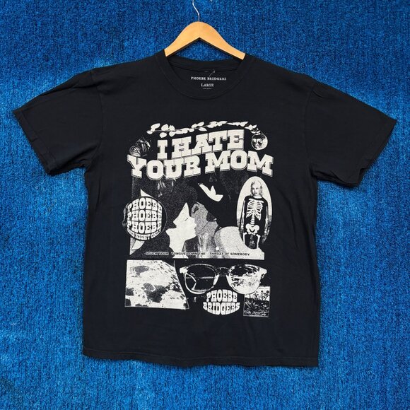 Phoebe Bridgers Punisher ICU Rock T-Shirt Size Large - Picture 1 of 4